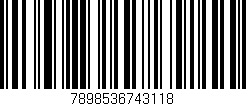 Código de barras (EAN, GTIN, SKU, ISBN): '7898536743118'