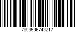 Código de barras (EAN, GTIN, SKU, ISBN): '7898536743217'