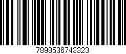 Código de barras (EAN, GTIN, SKU, ISBN): '7898536743323'