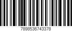 Código de barras (EAN, GTIN, SKU, ISBN): '7898536743378'