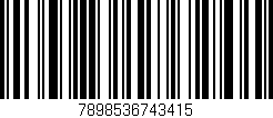 Código de barras (EAN, GTIN, SKU, ISBN): '7898536743415'