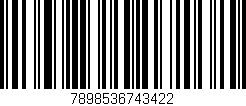 Código de barras (EAN, GTIN, SKU, ISBN): '7898536743422'