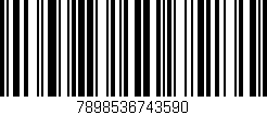 Código de barras (EAN, GTIN, SKU, ISBN): '7898536743590'