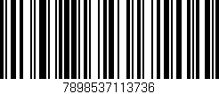 Código de barras (EAN, GTIN, SKU, ISBN): '7898537113736'