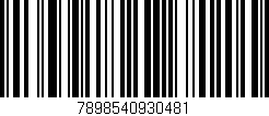 Código de barras (EAN, GTIN, SKU, ISBN): '7898540930481'