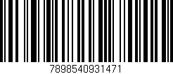 Código de barras (EAN, GTIN, SKU, ISBN): '7898540931471'