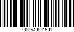 Código de barras (EAN, GTIN, SKU, ISBN): '7898540931501'