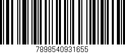 Código de barras (EAN, GTIN, SKU, ISBN): '7898540931655'