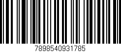 Código de barras (EAN, GTIN, SKU, ISBN): '7898540931785'
