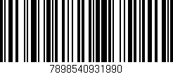 Código de barras (EAN, GTIN, SKU, ISBN): '7898540931990'