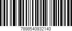Código de barras (EAN, GTIN, SKU, ISBN): '7898540932140'