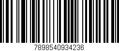 Código de barras (EAN, GTIN, SKU, ISBN): '7898540934236'