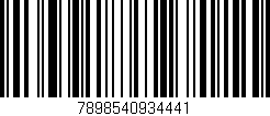 Código de barras (EAN, GTIN, SKU, ISBN): '7898540934441'
