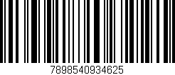 Código de barras (EAN, GTIN, SKU, ISBN): '7898540934625'