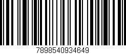 Código de barras (EAN, GTIN, SKU, ISBN): '7898540934649'