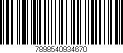 Código de barras (EAN, GTIN, SKU, ISBN): '7898540934670'