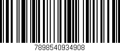 Código de barras (EAN, GTIN, SKU, ISBN): '7898540934908'