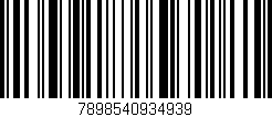Código de barras (EAN, GTIN, SKU, ISBN): '7898540934939'