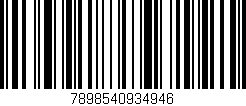 Código de barras (EAN, GTIN, SKU, ISBN): '7898540934946'