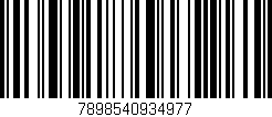 Código de barras (EAN, GTIN, SKU, ISBN): '7898540934977'