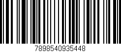 Código de barras (EAN, GTIN, SKU, ISBN): '7898540935448'