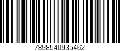 Código de barras (EAN, GTIN, SKU, ISBN): '7898540935462'