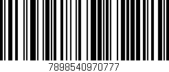 Código de barras (EAN, GTIN, SKU, ISBN): '7898540970777'