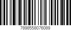 Código de barras (EAN, GTIN, SKU, ISBN): '7898558076089'