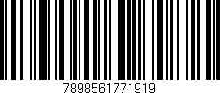 Código de barras (EAN, GTIN, SKU, ISBN): '7898561771919'