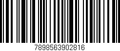Código de barras (EAN, GTIN, SKU, ISBN): '7898563902816'