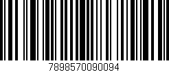 Código de barras (EAN, GTIN, SKU, ISBN): '7898570090094'