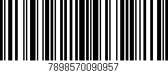 Código de barras (EAN, GTIN, SKU, ISBN): '7898570090957'