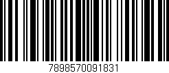 Código de barras (EAN, GTIN, SKU, ISBN): '7898570091831'