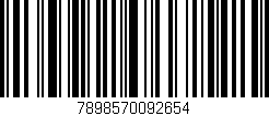 Código de barras (EAN, GTIN, SKU, ISBN): '7898570092654'