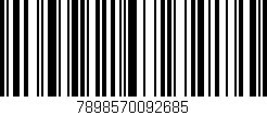 Código de barras (EAN, GTIN, SKU, ISBN): '7898570092685'