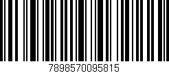 Código de barras (EAN, GTIN, SKU, ISBN): '7898570095815'