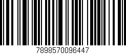 Código de barras (EAN, GTIN, SKU, ISBN): '7898570096447'