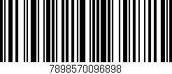 Código de barras (EAN, GTIN, SKU, ISBN): '7898570096898'