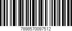 Código de barras (EAN, GTIN, SKU, ISBN): '7898570097512'