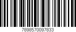 Código de barras (EAN, GTIN, SKU, ISBN): '7898570097833'