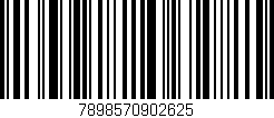 Código de barras (EAN, GTIN, SKU, ISBN): '7898570902625'