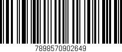 Código de barras (EAN, GTIN, SKU, ISBN): '7898570902649'