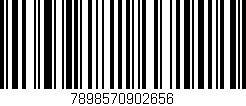 Código de barras (EAN, GTIN, SKU, ISBN): '7898570902656'