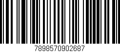 Código de barras (EAN, GTIN, SKU, ISBN): '7898570902687'