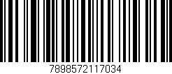 Código de barras (EAN, GTIN, SKU, ISBN): '7898572117034'