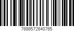Código de barras (EAN, GTIN, SKU, ISBN): '7898572840765'