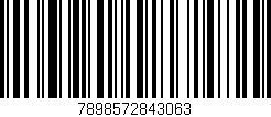 Código de barras (EAN, GTIN, SKU, ISBN): '7898572843063'