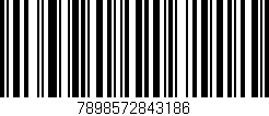 Código de barras (EAN, GTIN, SKU, ISBN): '7898572843186'