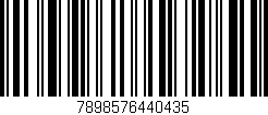 Código de barras (EAN, GTIN, SKU, ISBN): '7898576440435'