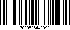 Código de barras (EAN, GTIN, SKU, ISBN): '7898576443092'